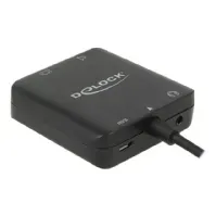 Bilde av Delock 4K compact - HDMI-lydsignalutskiller - svart PC tilbehør - Programvare - Multimedia