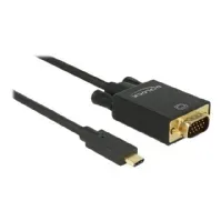 Bilde av Delock - Ekstern videoadapter - ITE IT6516BFN - USB-C - D-Sub - svart - løsvekt PC-Komponenter - Skjermkort & Tilbehør - USB skjermkort