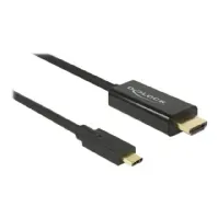 Bilde av Delock - Ekstern videoadapter - Parade PS171 - USB-C - HDMI - svart - løsvekt PC-Komponenter - Skjermkort & Tilbehør - USB skjermkort