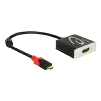 Bilde av Delock - Ekstern videoadapter - RTD2171U - USB-C - HDMI - svart - løsvekt PC-Komponenter - Skjermkort & Tilbehør - USB skjermkort