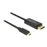 Bilde av Delock - Ekstern videoadapter - USB-C - DisplayPort - svart - løsvekt PC-Komponenter - Skjermkort & Tilbehør - USB skjermkort