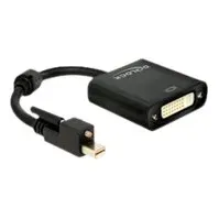 Bilde av Delock - Video adapter - Mini DisplayPort hann til DVI-I hunn - 25 cm - svart PC-Komponenter - Skjermkort & Tilbehør - USB skjermkort