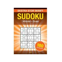 Bilde av Den store Sudoku - ekstra stor skrift | Språk: Dansk Bøker - Ordbøker