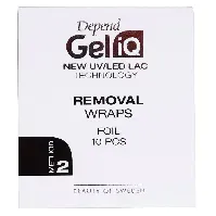 Bilde av Depend Gel iQ Removal Wrap Folie 10pcs Sminke - Negler - Neglebehandling og neglepleie