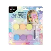 Bilde av Derform Pastell ansiktsmaling 6 farger KIDEA Leker - Rollespill
