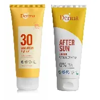 Bilde av Derma - Sun Lotion SPF 30 200 ml+ After Sun Lotion 200 ml - Skjønnhet