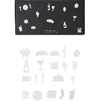 Bilde av Design Letters Food Icons till Message Board (21 del) , Hvit Figur