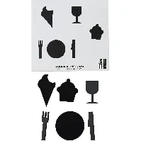 Bilde av Design Letters Organise with Icons, Foodie Svart Figur