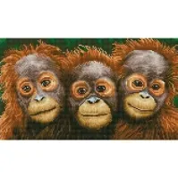 Bilde av Diamond Dotz 47 x 27 cm - Orangutanger Leker - Kreativitet - Sy, Strikk & Broderi