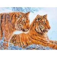 Bilde av Diamond Dotz 71 x 51 cm - Tigre i sne Leker - Kreativitet - Sy, Strikk & Broderi