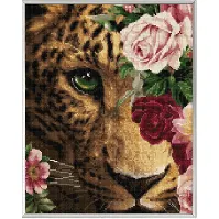 Bilde av Diamond Painting Jaguar Strikking, pynt, garn og strikkeoppskrifter