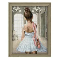 Bilde av Diamond painting Ballettdanser Strikking, pynt, garn og strikkeoppskrifter