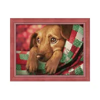 Bilde av Diamond painting Hundevalp Strikking, pynt, garn og strikkeoppskrifter