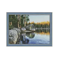 Bilde av Diamond painting Lake Strikking, pynt, garn og strikkeoppskrifter