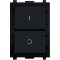Bilde av Digidim131BD2 panel med 2 knapper, DALI 2 på/av, sort Backuptype - El