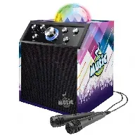 Bilde av Disco ball Karaoke med mikrofoner Musikkelektronikk 501076 Musikalske leker