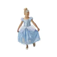 Bilde av Disney Prinsesse Askepot Deluxe Kjole Udklædningstøj (3-9 år)(Str. 128/L) Leker - Rollespill - Kostymer