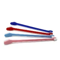 Bilde av Dobbel tannbørste med liten og stor børste - Lyseblå Hundehelse og handicap