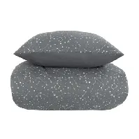Bilde av Dobbeldyne sengesett - 200x200 cm - 100% bomull - Zodiac grey​​​​​​​ - Borg Living Sengetøy , Dobbelt sengetøy , Dobbelt sengetøy 200x200 cm
