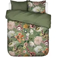 Bilde av Dobbelt sengesett - 200x200 cm - Essenza - Filou Forest Green - Sateng sengetøy Sengetøy , Dobbelt sengetøy , Dobbelt sengetøy 200x200 cm