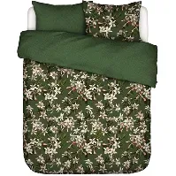 Bilde av Dobbelt sengesett - 200x200 cm - Essenza - Verano green - Sateng sengetøy Sengetøy , Dobbelt sengetøy , Dobbelt sengetøy 200x200 cm