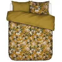 Bilde av Dobbelt sengesett - 200x200 cm - Essenza - Verano ochre - Sateng sengetøy Sengetøy , Dobbelt sengetøy , Dobbelt sengetøy 200x200 cm