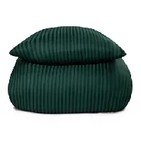 Bilde av Dobbelt sengetøy - 200x200 cm - 100% bomullssateng - Grønn ensfarget sengesett - Borg Living Sengetøy , Dobbelt sengetøy , Dobbelt sengetøy 200x200 cm