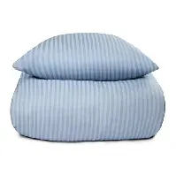 Bilde av Dobbelt sengetøy - 200x200 cm - 100% bomullssateng - Lys blå ensfarget sengesett - Borg Living Sengetøy , Dobbelt sengetøy , Dobbelt sengetøy 200x200 cm