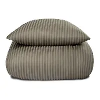 Bilde av Dobbelt sengetøy - 200x200 cm - 100% bomullssateng - Oliven ensfarget sengesett - Borg Living Sengetøy , Dobbelt sengetøy , Dobbelt sengetøy 200x200 cm