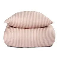 Bilde av Dobbelt sengetøy - 200x200 cm - 100% bomullssateng - Rosa ensfarget sengesett - Borg Living Sengetøy , Dobbelt sengetøy , Dobbelt sengetøy 200x200 cm