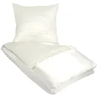 Bilde av Dobbelt silke sengetøy - 200x220 cm - Hvit - 100% Silke - Butterfly Silke Sengetøy , Dobbelt sengetøy , Dobbelt sengetøy 200x220 cm