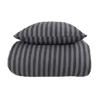 Bilde av Dobbeltseng - 200x220 cm - Stripes Grå - Grå - 100% bomull Sengetøy , Dobbelt sengetøy , Dobbelt sengetøy 200x220 cm