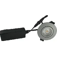 Bilde av Downlight Low Profile ECO LED 6W 440 lumen, 3000K, rund, grå Innbyggingsspot