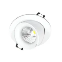 Bilde av Downlight Velia Large Tilt LED 10,9W 3000K, 230V rund, hvid Belysning - Innendørsbelysning - Innbyggings-spot
