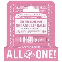 Bilde av Dr. Bronner's Cherry Blossom Organic Lip Balm Hang Pack Sminke - Lepper - Leppepleie