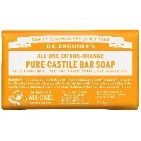 Bilde av Dr. Bronner's Citrus Orange Bar Soap 140 g Hudpleie - Kroppspleie - Shower Gel