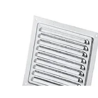 Bilde av Duka jalousirist type MVM - Aluminium, Alu, 150x150 mm Ventilasjon & Klima - Ventilasjonstilbehør - Utblåsningsgitter