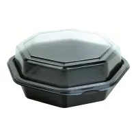 Bilde av Duni - Matlagringsbeholder - 400 ml - avhendbar - svart (en pakke 405) Catering - Matkontainere & Matemballasje - Mat innpakking