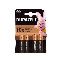 Bilde av Duracell AA LR6, Engangsbatteri, AA, Alkalinsk, 1,5 V, 4 stykker, Blister PC tilbehør - Ladere og batterier - Diverse batterier
