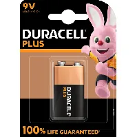 Bilde av Duracell Plus 9V Alkaline Batteri - 1 stk. Hus &amp; hage > SmartHome &amp; elektronikk