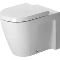 Bilde av Duravit Starck 2 toalett, back-to-wall, rengjøringsvennlig, hvit Baderom > Toalettet