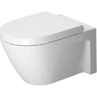 Bilde av Duravit Starck 2 vegghengt toalett, rengjøringsvennlig, hvit Baderom > Toalettet