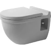 Bilde av Duravit Starck 3 Comfort vegghengt toalett , antibakteriell, hvit Baderom > Toalettet