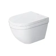 Bilde av Duravit Starck 3 Compact Vegghengt Toalett - Skjult Feste Hvit Vegghengt toalett