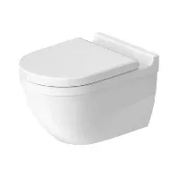 Bilde av Duravit Starck 3 Rimless Vegghengt Toalettpakke - Veggskål og Sete Hvit Vegghengt toalett