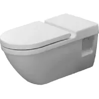 Bilde av Duravit Starck 3 Vital vegghengt toalett, rengjøringsvennlig, hvit Baderom > Toalettet