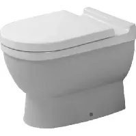 Bilde av Duravit Starck 3 toalett, back-to-wall, rengjøringsvennlig, hvit Baderom > Toalettet
