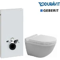Bilde av Duravit Starck 3 vegghengt toalettpakke, vit Baderom > Toalettet