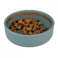 Bilde av Duvo+ Matskål i Keramikk Grønn/Bronse 250 ml Hund - Matplass - Hundeskåler