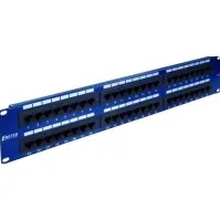 Bilde av EMITERNET PANEL 19, 48XRJ45 UTP CAT.5E (2U) BLUE DCN/PPFA652K488C5E PC tilbehør - Nettverk - Patch panel